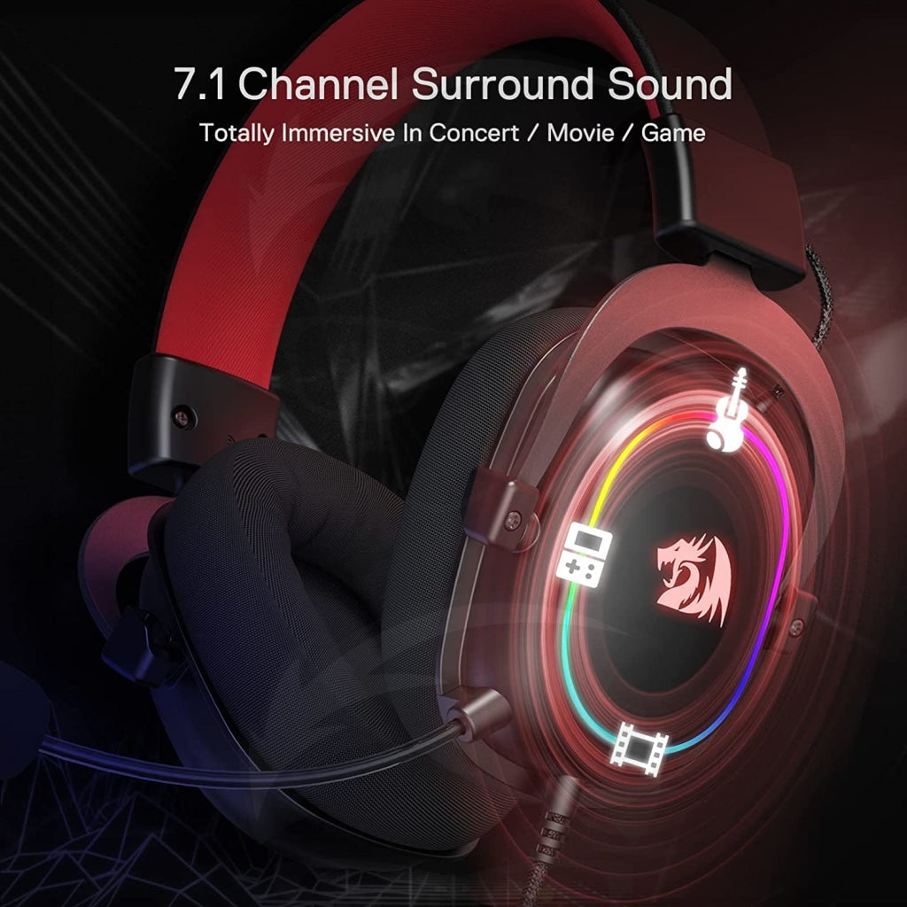 Redragon Zeus X H510-RGB Wired Surround Sound Gaming Headset Redragon Zeus X H510-RGB Wired Surround Sound Gaming Headset